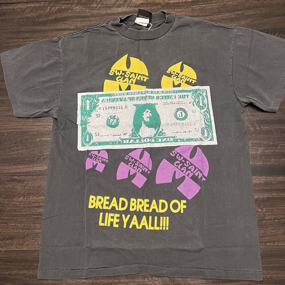 St Saint Michael Clan Bread Of Life Yaall faded modern retro vintage style shirt